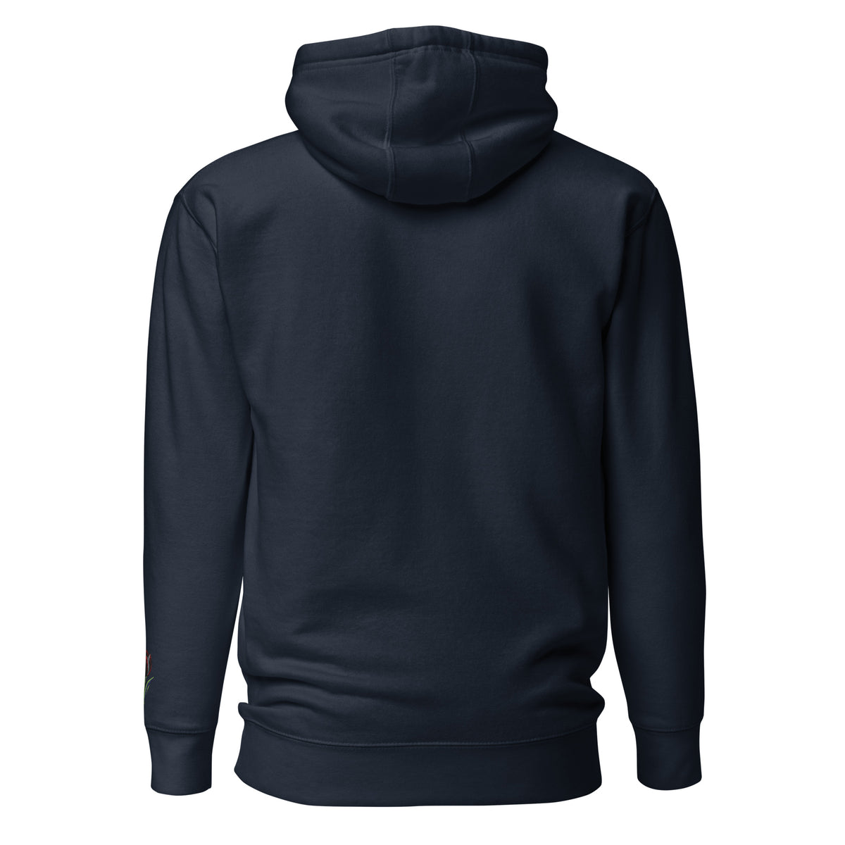 TULVYN Midnight Bloom Hoodie back view